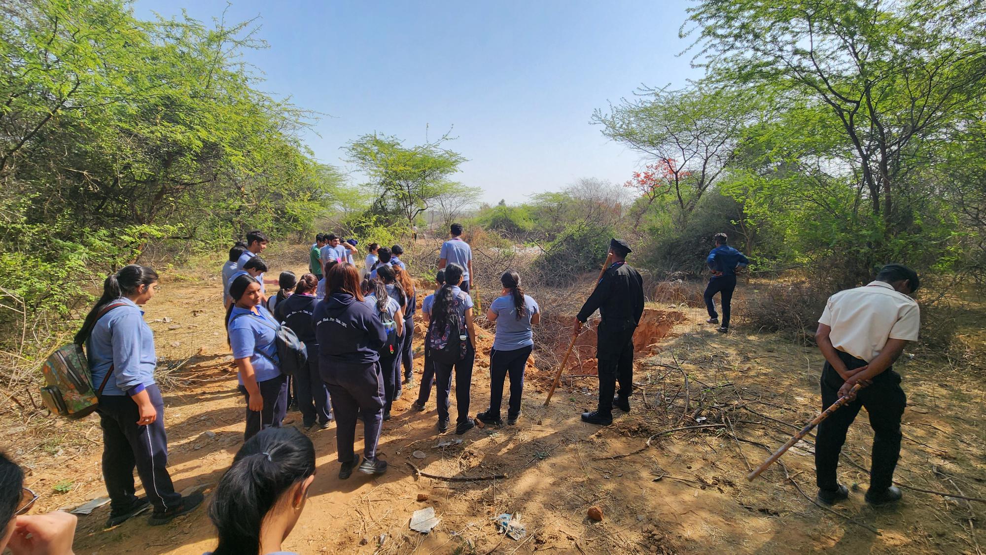 ESS Field Trip to the Aravali Hills: Exploring Ecology in Action