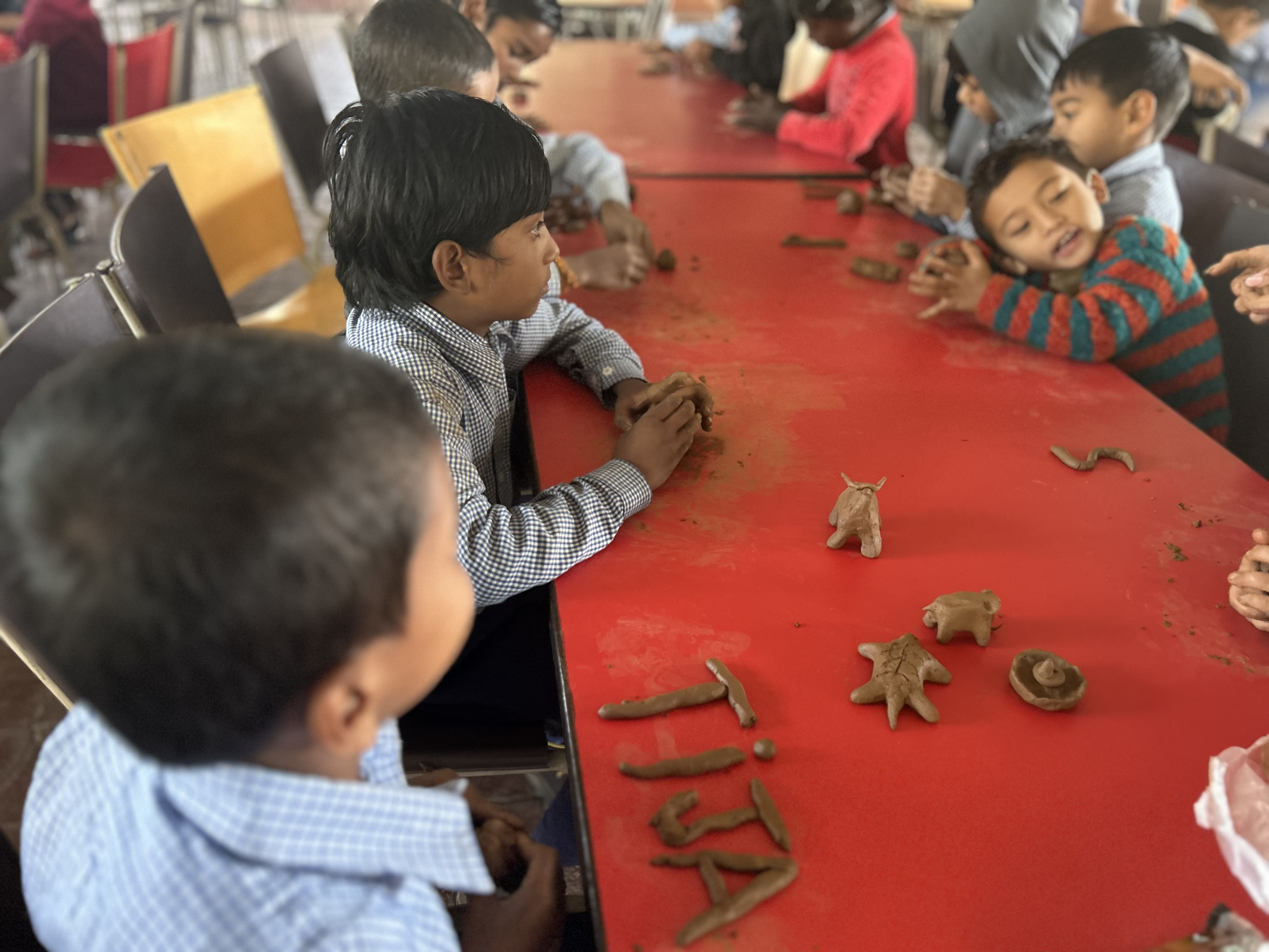 Students Lead Creative Clay Workshop At Gyan Shakti School