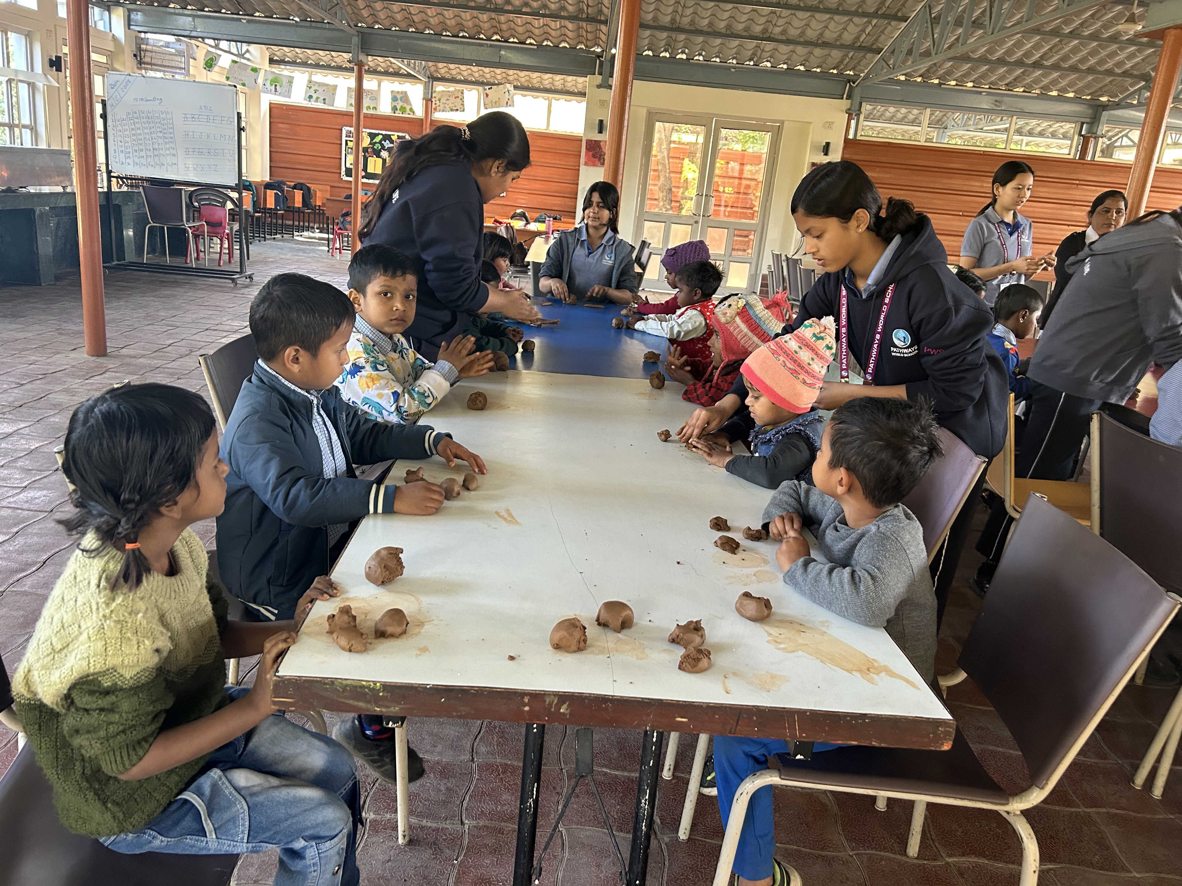 Students Lead Creative Clay Workshop At Gyan Shakti School