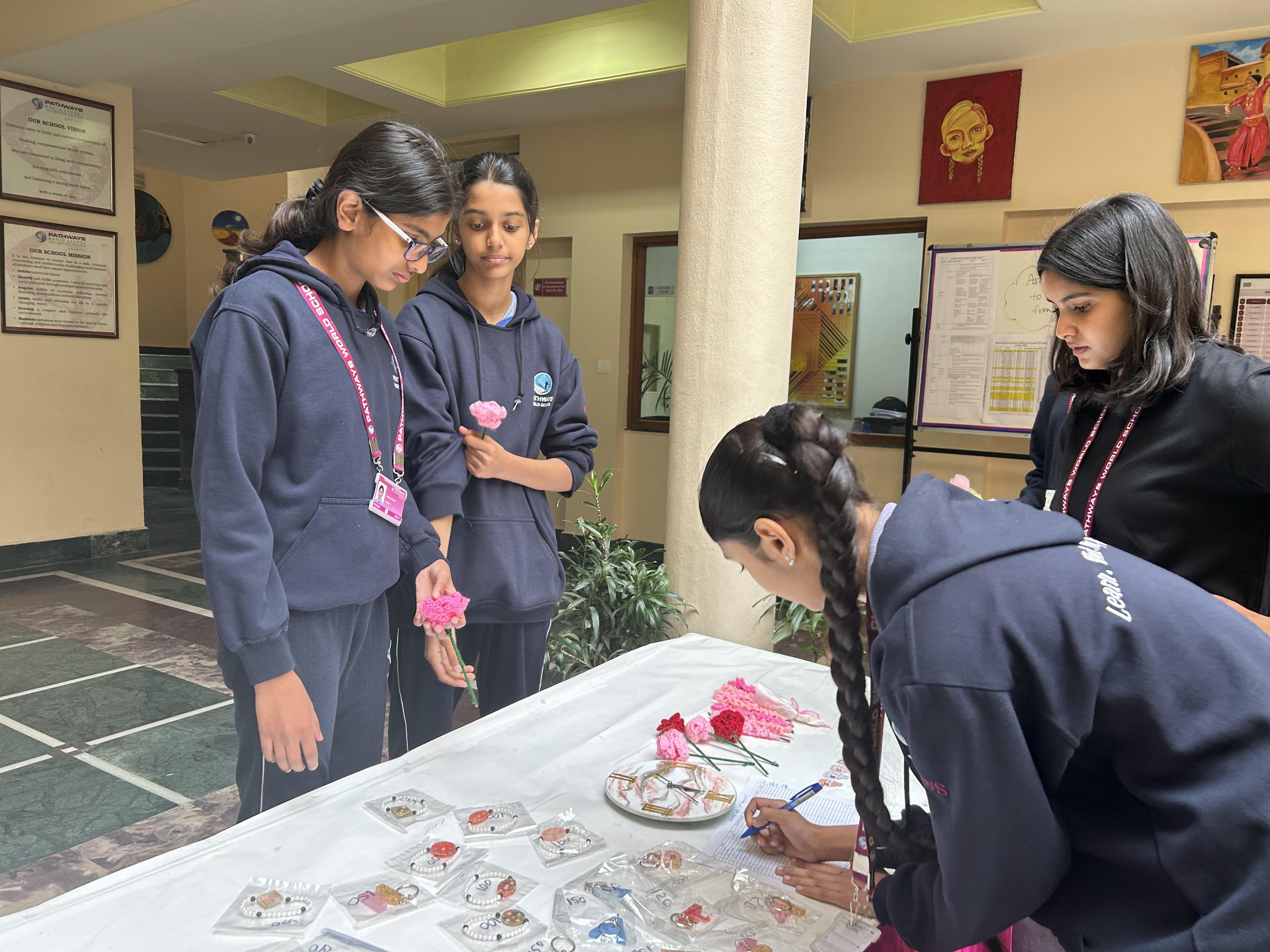 Art with Purpose: Students Support NAB Uttarakhand Through Handmade Goods