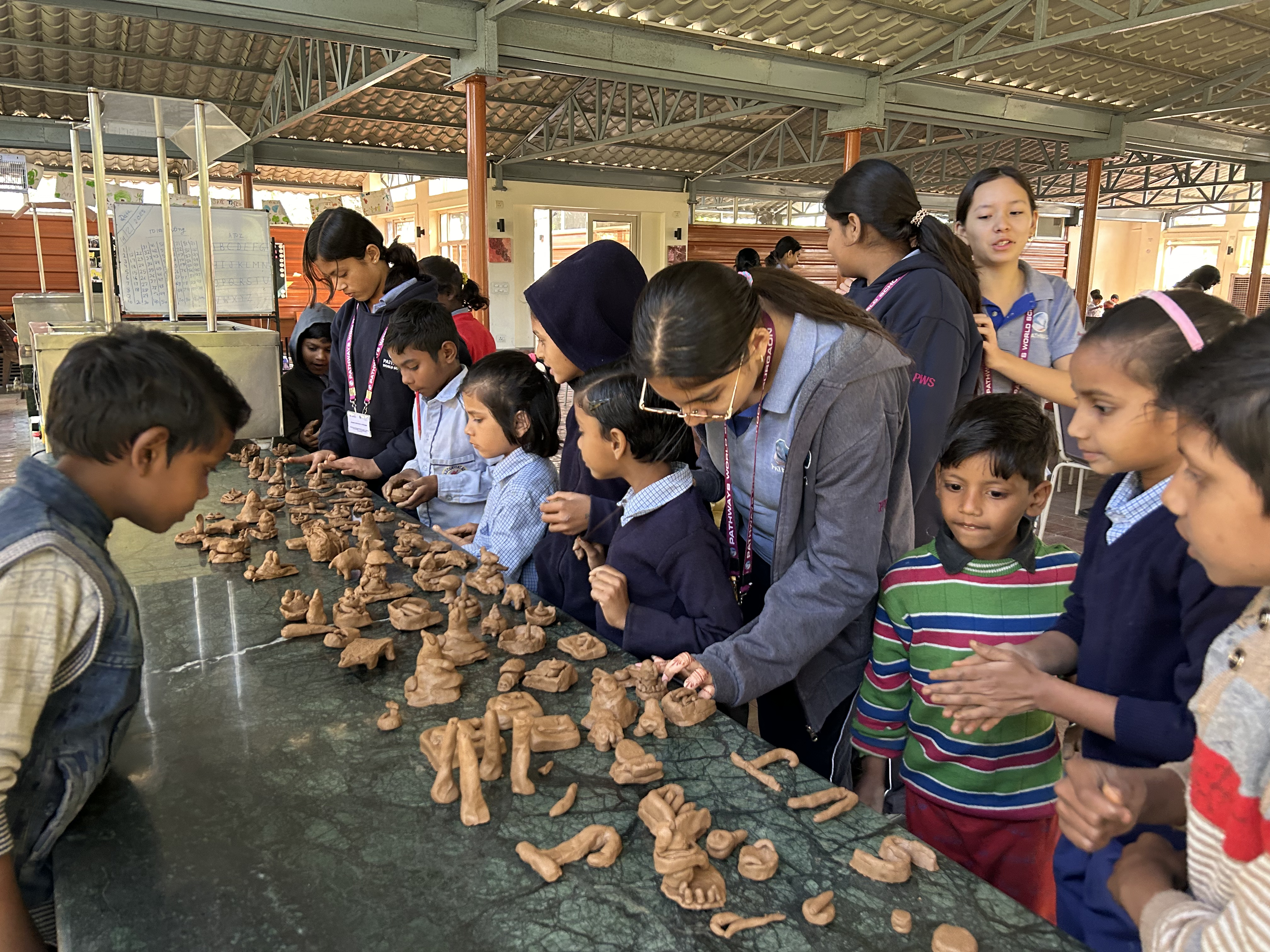 Students Lead Creative Clay Workshop At Gyan Shakti School
