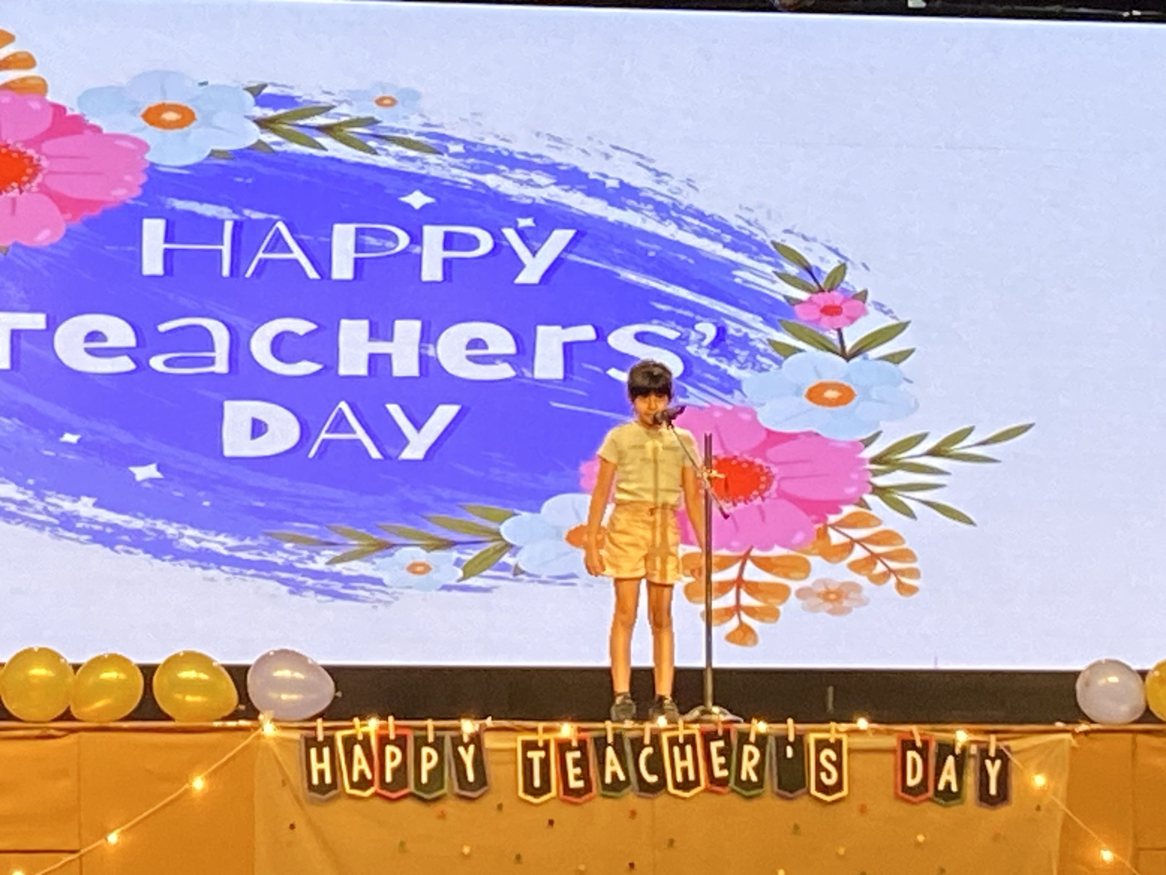 Teacher's Day Celebrations