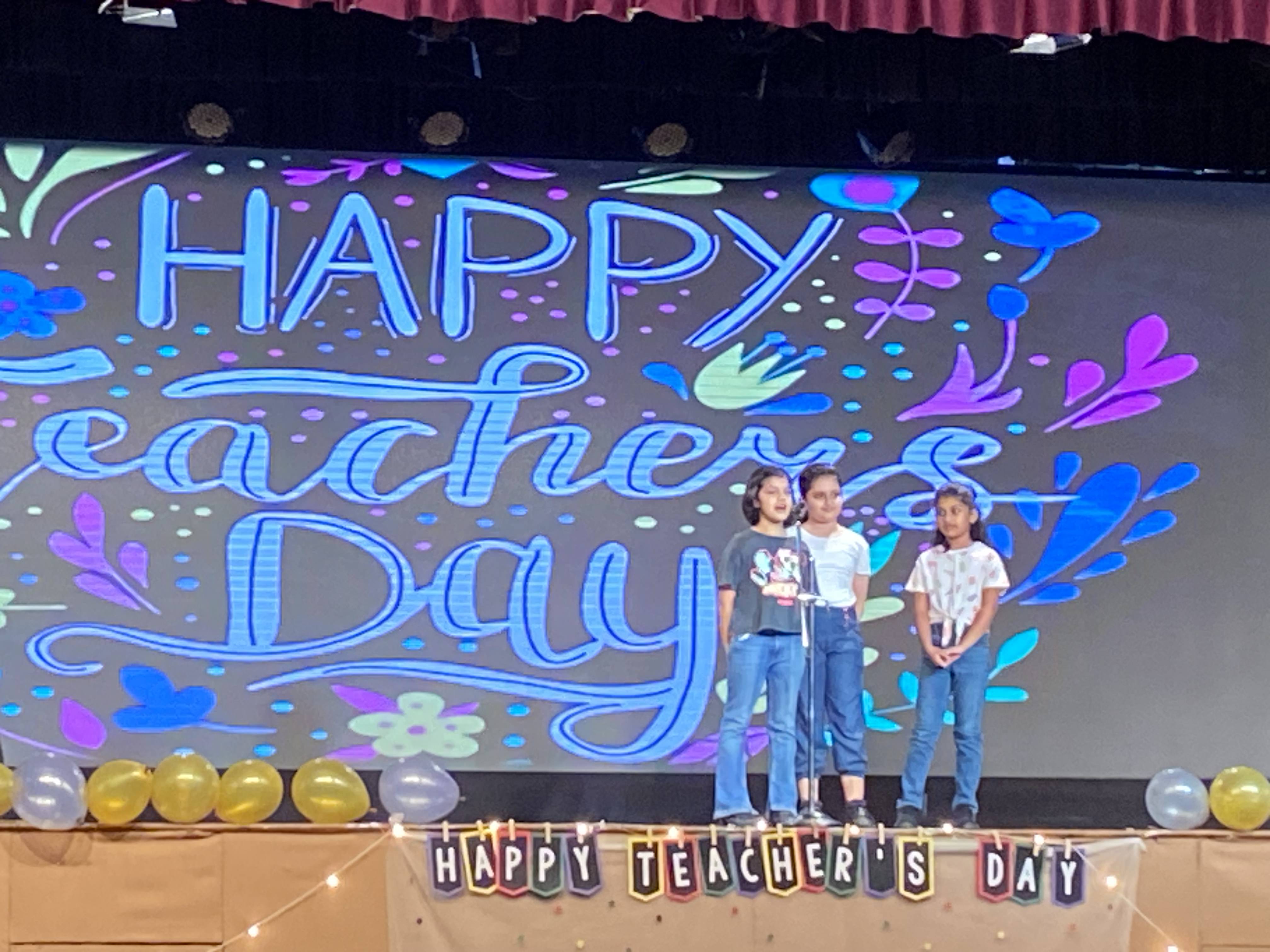Teacher's Day Celebrations